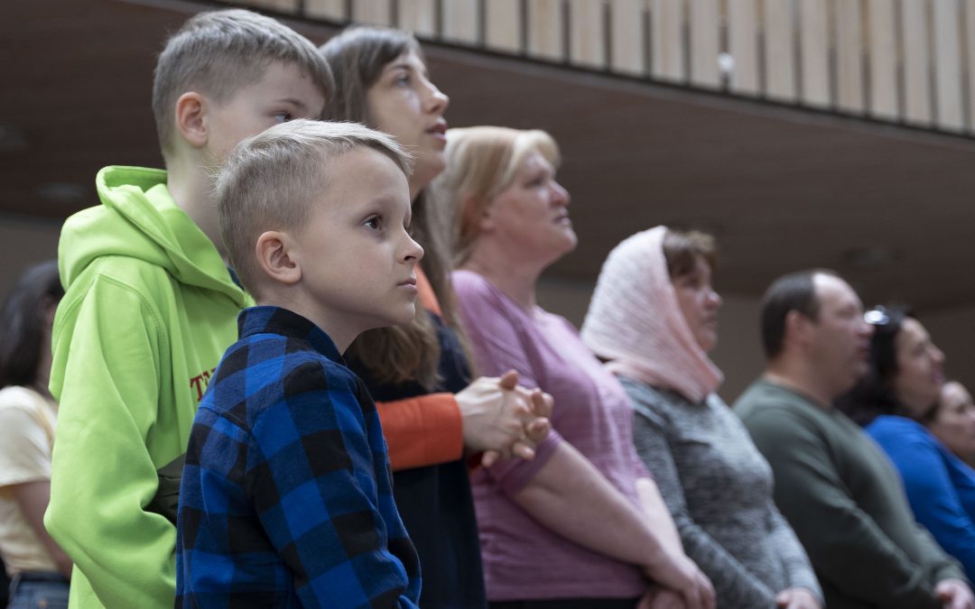 Stor iver att ge stöd till Ukrainas folk